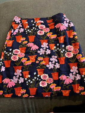 princess highway Ready Set Grow Floral Potted Plants Linen Mini Skirt